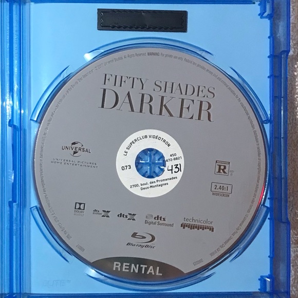 Fifty Shades Darker blu-ray disc | Fifty Shades - Picture 2 of 3